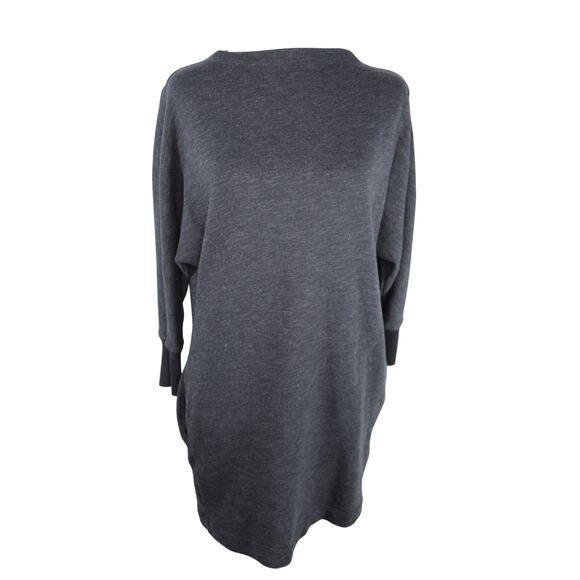 Standard James Perse Supima Modal Slub Half Sleeve Mini Dress Pockets Small - Picture 1 of 11